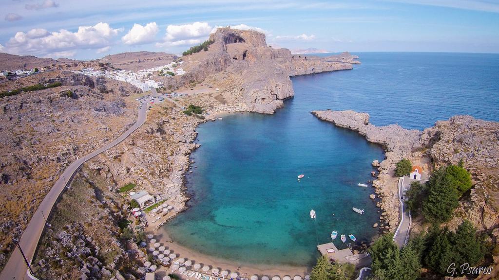 Villa Eftihia In Lindos المظهر الخارجي الصورة
