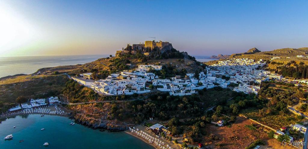 Villa Eftihia In Lindos المظهر الخارجي الصورة