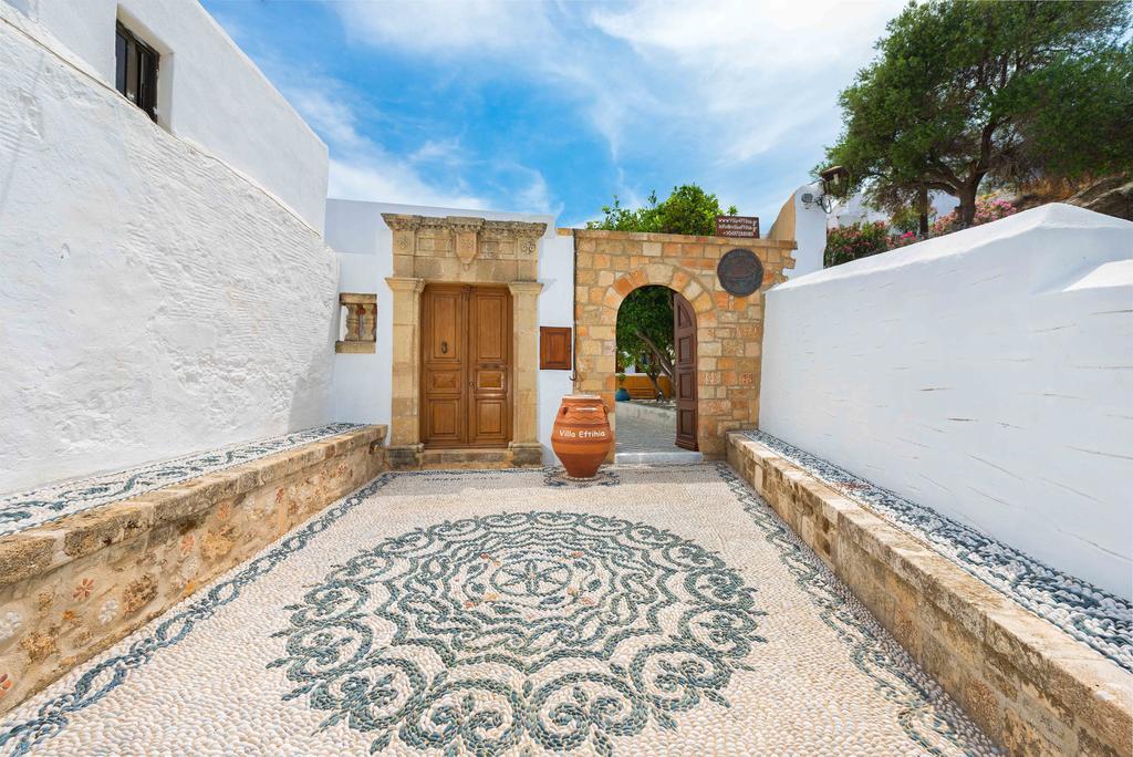 Villa Eftihia In Lindos المظهر الخارجي الصورة