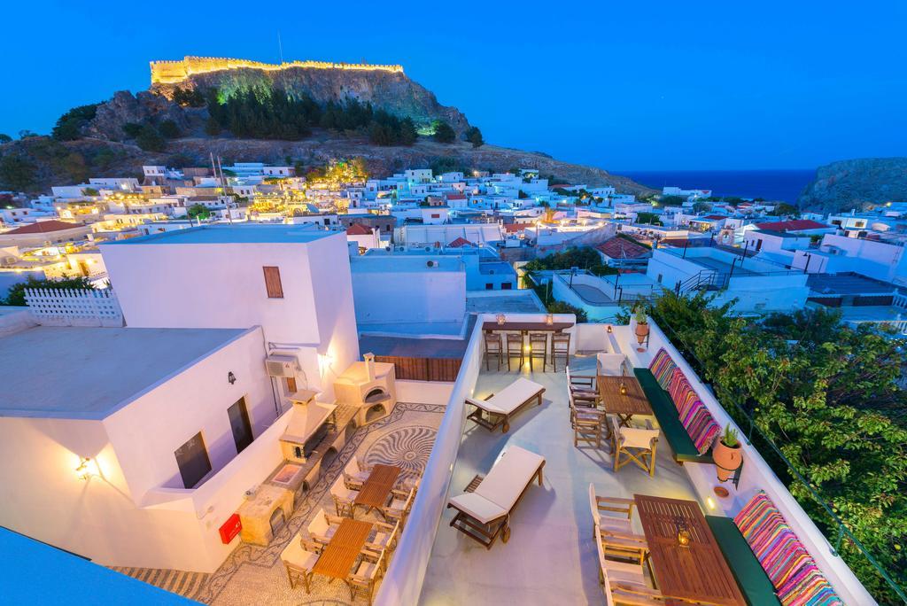 Villa Eftihia In Lindos المظهر الخارجي الصورة