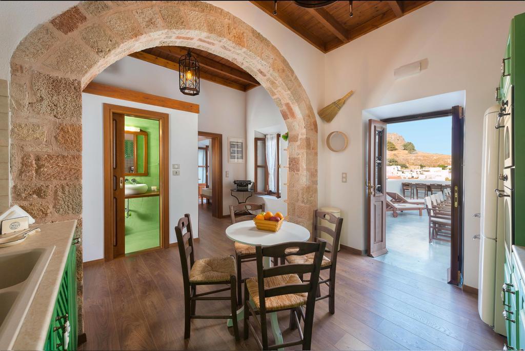 Villa Eftihia In Lindos المظهر الخارجي الصورة
