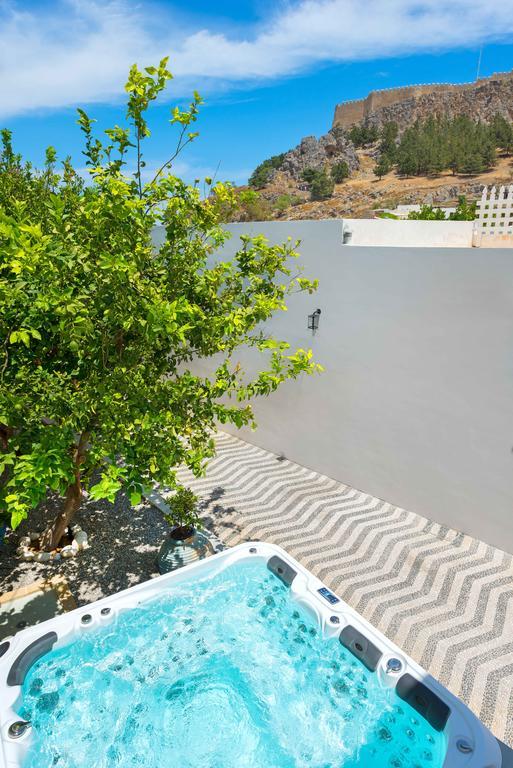 Villa Eftihia In Lindos المظهر الخارجي الصورة