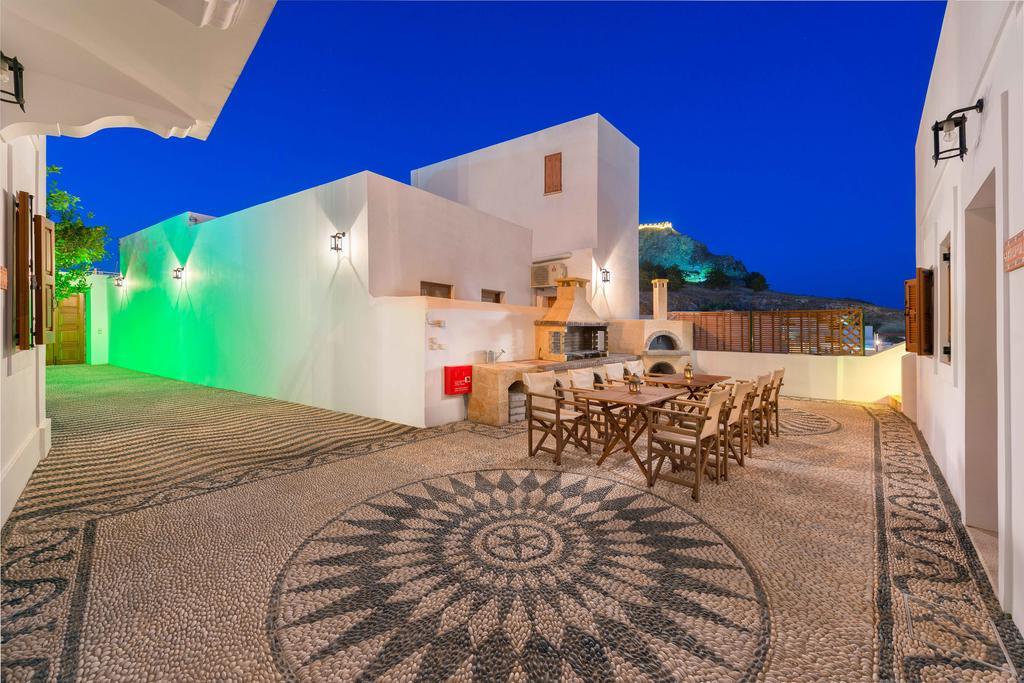 Villa Eftihia In Lindos المظهر الخارجي الصورة