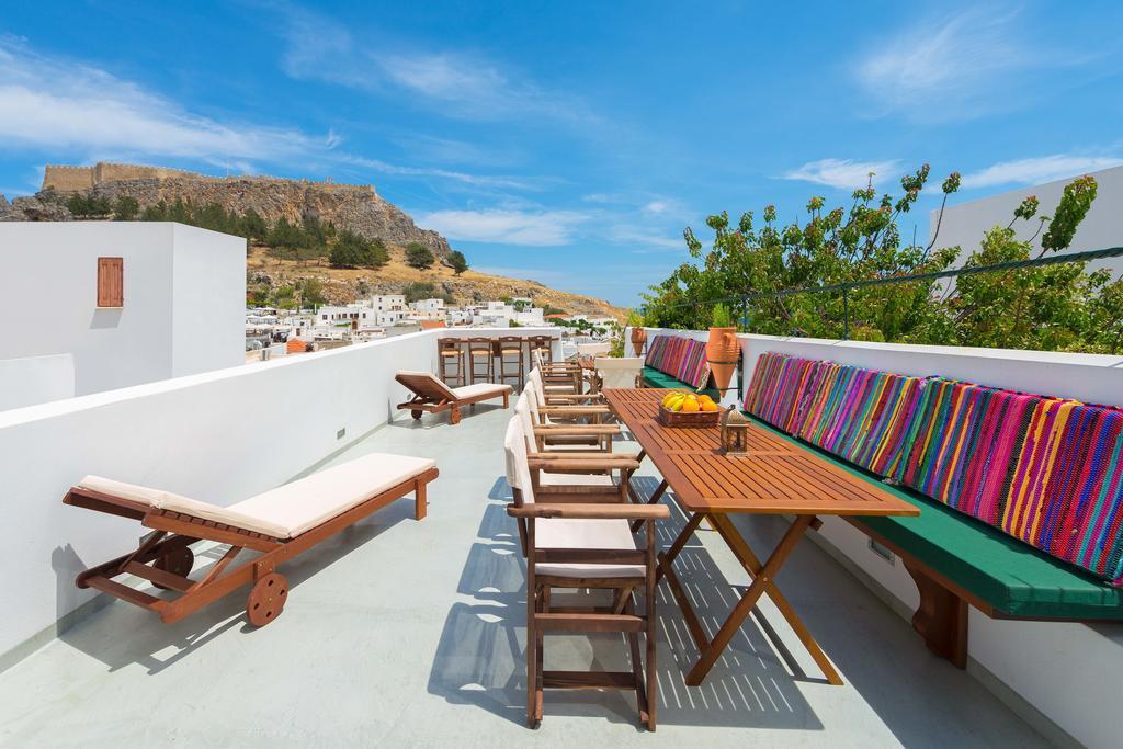 Villa Eftihia In Lindos المظهر الخارجي الصورة